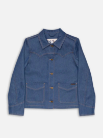 Nudie Jeans Kelly Western Denim Jacket Blue