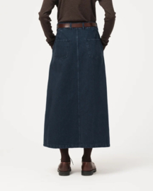 Girls of Dust Bulb Skirt Enigma Denim Ink