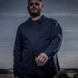Fleurs de Bagne La Veste Bourgeron Mets Indigo HBT