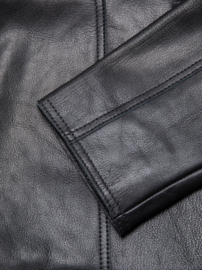 Nudie Jeans Saga Leather Blazer Black