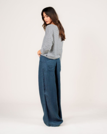Kuyichi Loren Linen Pant Vintage Grey