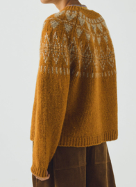 Toast Harvest Yoke Donegal Sweater Marmalade / Oat