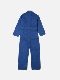 Nudie Jeans Ella Herringbone Boilersuit Blue