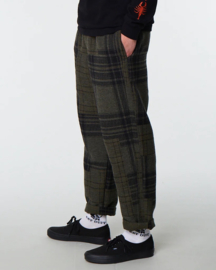 Eat Dust Gonz Pants Boro Quilty Olive