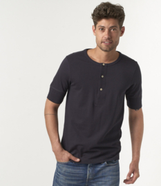 Merz b. Schwanen  207 Loopwheeled Henley Charcoal