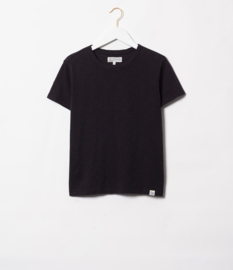 Merz b. Schwanen dames PIMA Cotton T-Shirt Deep Black