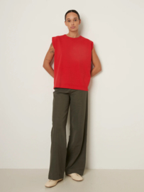 Rue Blanche Net T-Shirt Red