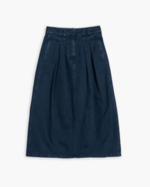 Girls of Dust Bulb Skirt Enigma Denim Ink