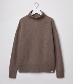 Merz b. Schwanen Turtleneck Pullover Merino Cashmere Grain