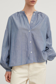 Skall Studio Cilla Shirt Blue Chambray