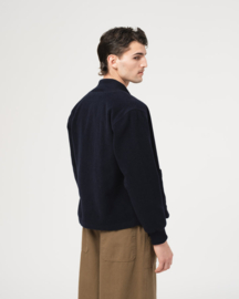 Eat Dust Officer Cardigan Pachuca Wool Navy