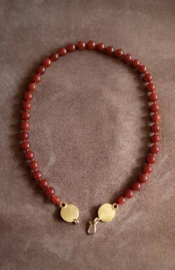 Lepagon Red Agate Necklace