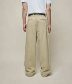Merz b. Schwanen Unisex High Rise Chino Light Khaki