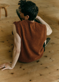 Toast Donegal Wool Crew Neck Tank Copper