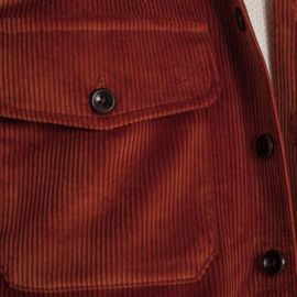 Fleurs de Bagne La Surchemise "Baroudeur" Corduroy Cinnamon