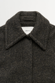 Skall Studio Beate Coat Brown / Black Twill