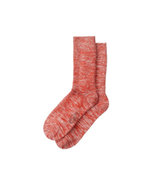 Nudie Jeans Women Chunky Socks Red Melange