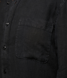 Merz b. Schwanen SHIRT20LI.99 Unisex Hemd Deep Black