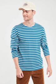 Armor-Lux Breton Shirt Blue Nature