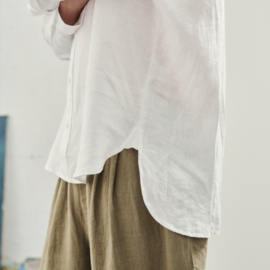 White Linen Larch Shirt