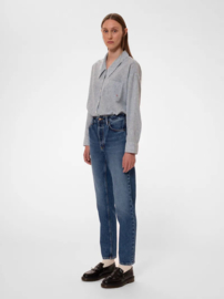 Nudie Jeans Amalia Indigo Striped Shirt