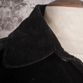 Fleurs de Bagne La Surchemise "Baroudeur" Corduroy Black