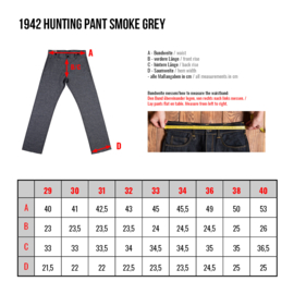 Pike Brothers Hunting Pant 1942 Smoke Grey