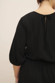 Kowtow Gather Drape Dress Black