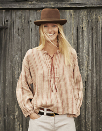 Nygårdsanna Folklore Blouse Red Stripe