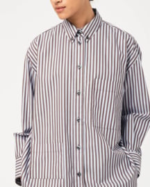 Girls of Dust Icon Shirt Royal Twill Frosted Blue/Sepia