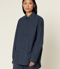 Merz b. Schwanen Shirt Denim Blue