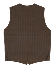 Pike Brothers 1937 Roamer Vest Hickory Stripe Brown
