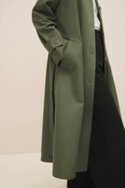 Kowtow Cleo Trench Coat Sage