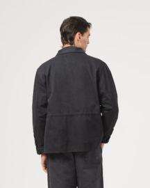 Eat Dust Jungle Jacket Gabardine Satin Asphalt