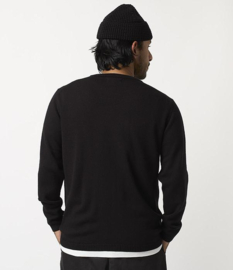 Merz b. Schwanen Relaxed Crewneck Pullover Black