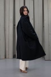 HulleKes Oudolf Coat Black