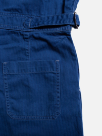 Nudie Jeans Ella Herringbone Boilersuit Blue