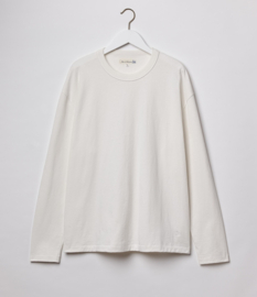 Merz b. Schwanen Giza Cotton Longsleeve Oversized White