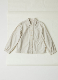 Toast Baya Patch Pocket Stripe Cotton Shirt Sunwashed Blue