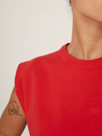 Rue Blanche Net T-Shirt Red