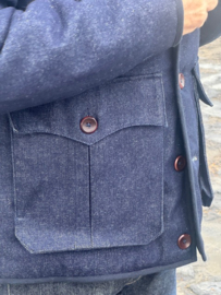 Fleurs de Bagne Le Blouson Aviateur Denim