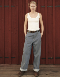 Nygårdsanna Wide Trousers Hickory Stripe