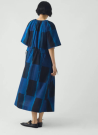 Toast Indigo Sobremesa Cotton Ikat Dress Bright Blue