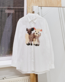 Wild Animals Goats  Shirt Longsleeve