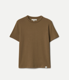 Merz b. Schwanen TEE03.162 Jersey Cotton T-shirt Dusted Khaki