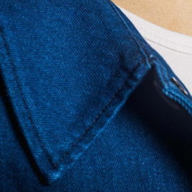 Fleurs de Bagne La Veste Bourgeron Mets Indigo HBT