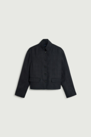 Soeur Houria Fluid Tailored Jacket Noir
