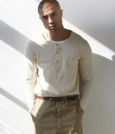 Merz b. Schwanen 206 Men’s Loopwheeled Henley Nature