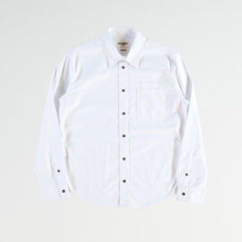 Eat Dust Oxford Combat Shirt White