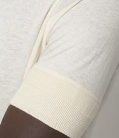 Merz b. Schwanen Henley Naturel Short Sleeves